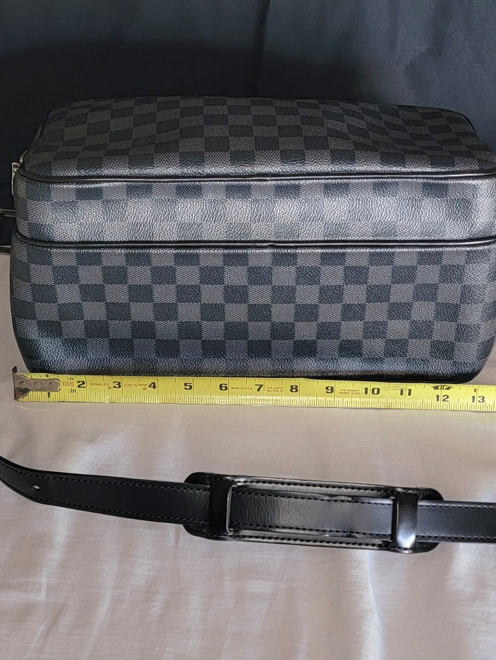 Authentic Louis Vuitton Black Checkered Men's Bag - Picture 8 of 15